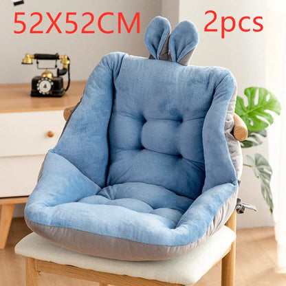 Premium plush seat cushion with quick-rebound technology for exceptional comfort and support
