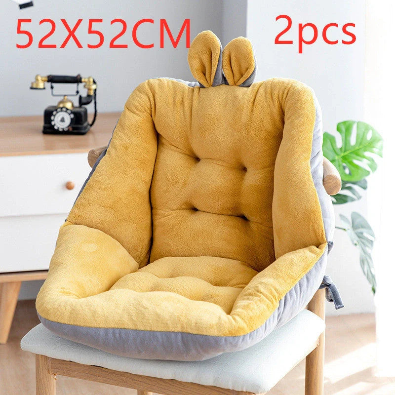 Premium plush seat cushion with quick-rebound technology for exceptional comfort and support