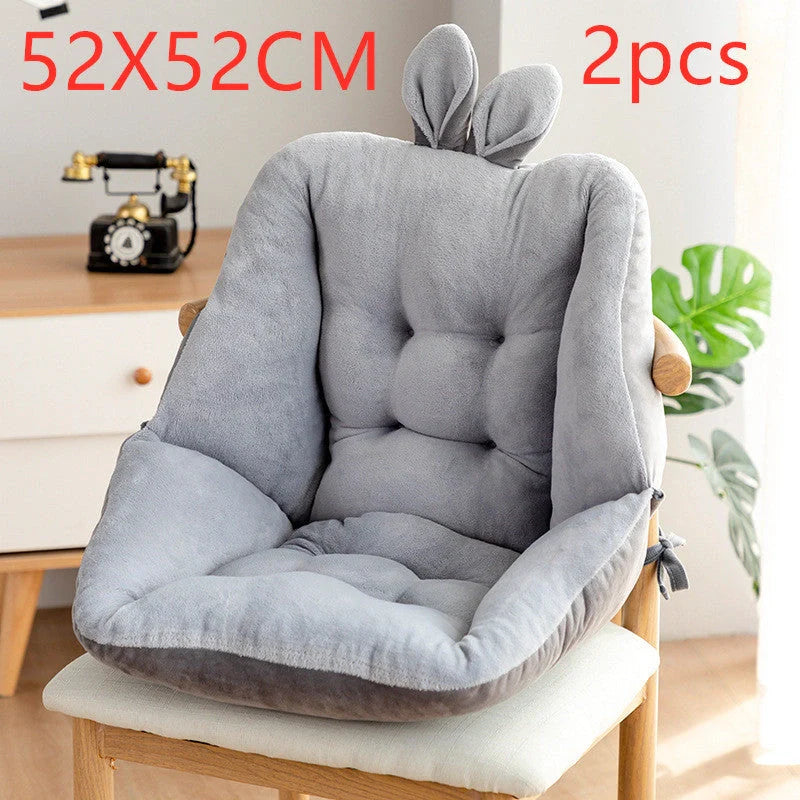 Premium plush seat cushion with quick-rebound technology for exceptional comfort and support