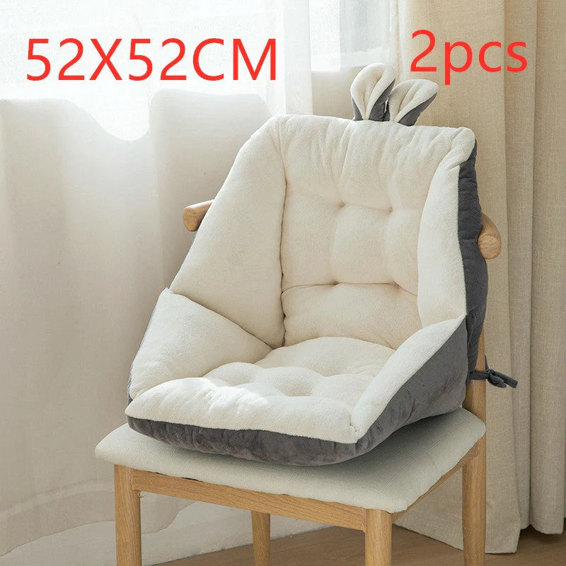 Premium plush seat cushion with quick-rebound technology for exceptional comfort and support