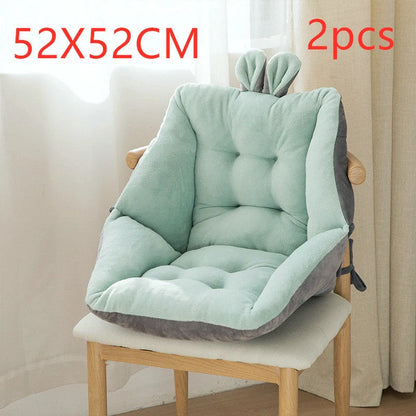 Premium plush seat cushion with quick-rebound technology for exceptional comfort and support