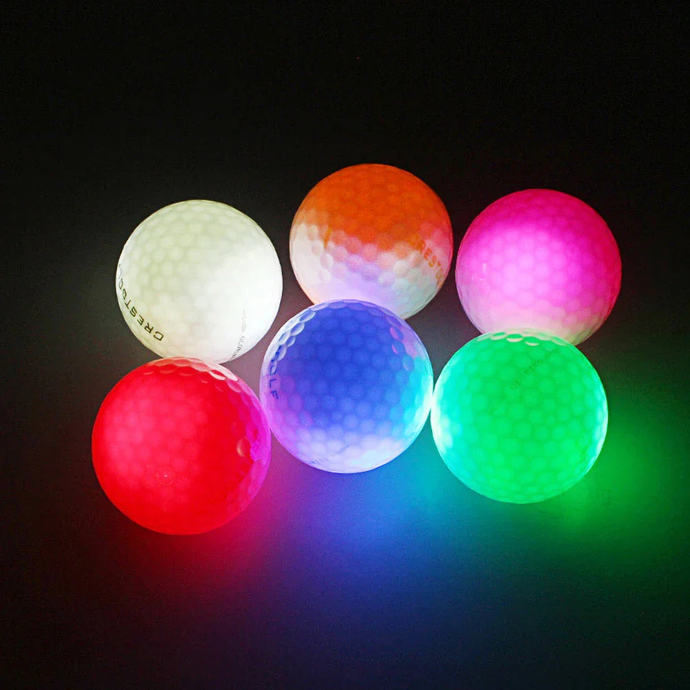 Illuminating Night Golf Balls: Glow-in-the-Dark Practice Balls with Vibrant LED Lights and Durable Design