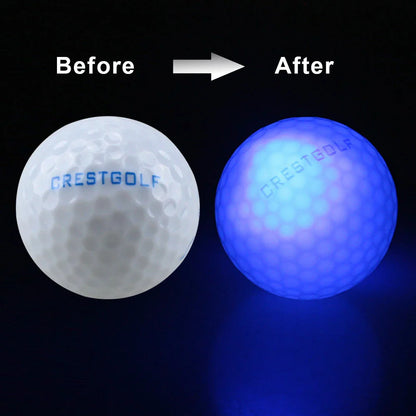 Illuminating Night Golf Balls: Glow-in-the-Dark Practice Balls with Vibrant LED Lights and Durable Design