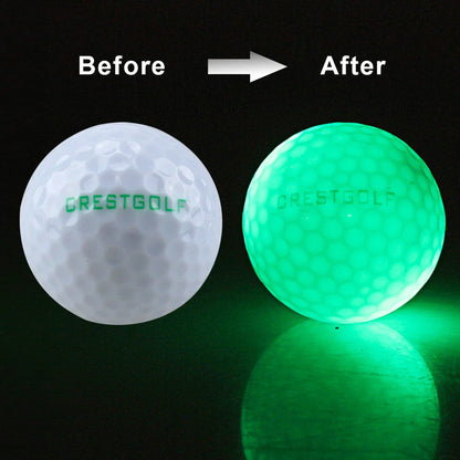 Illuminating Night Golf Balls: Glow-in-the-Dark Practice Balls with Vibrant LED Lights and Durable Design