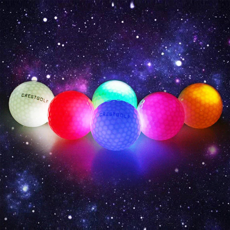 Illuminating Night Golf Balls: Glow-in-the-Dark Practice Balls with Vibrant LED Lights and Durable Design
