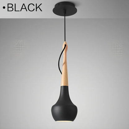 Postmodern geometric dining chandelier with adjustable 1.5m height and minimalist black finish