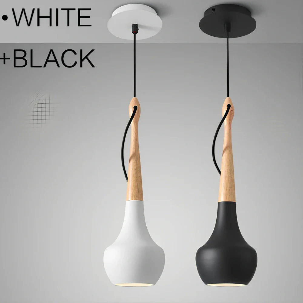 Postmodern geometric dining chandelier with adjustable 1.5m height and minimalist black finish