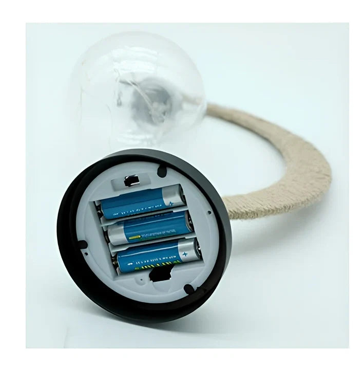LED Moon Ball Modelling Lamp with PVC shell measuring 15mm by 17mm by 32mm