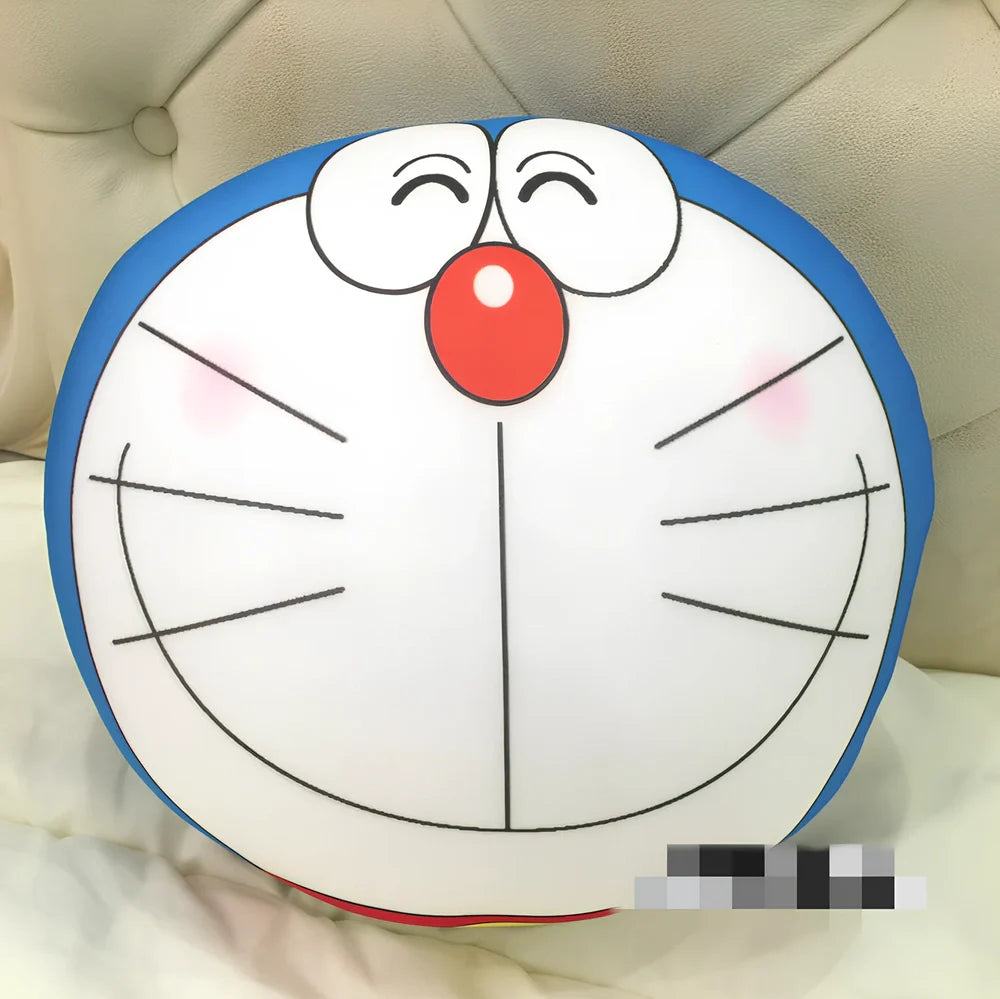 Black and white kitten plush doll measuring 32cm with foam nano-particle filling