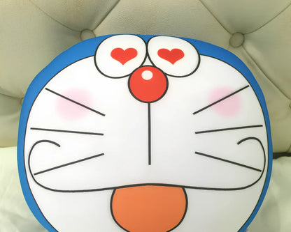 Black and white kitten plush doll measuring 32cm with foam nano-particle filling