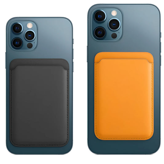 PU leather magnetic wallet case for mobile phone with card holder in various colours.