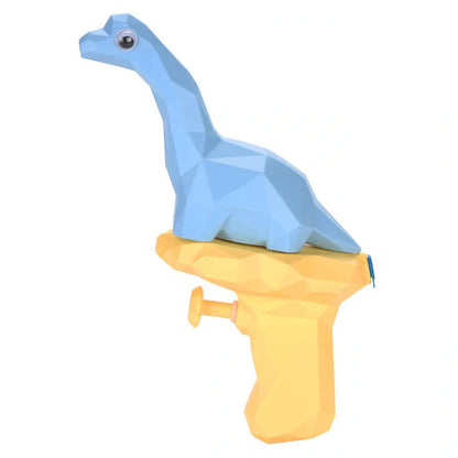 Dinosaur water guns for kids in five colors with unique dinosaur designs