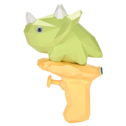 Dinosaur water guns for kids in five colors with unique dinosaur designs