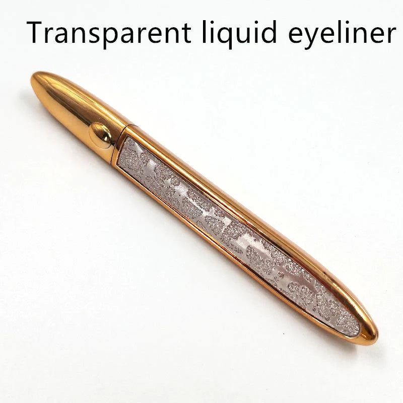 Multifunctional Self-Adhesive Eyeliner & Lashes Set with Black, Coffee, and Transparent Eyeliner Options and Full Diamond, Pearl, and Silver Lash Finishes