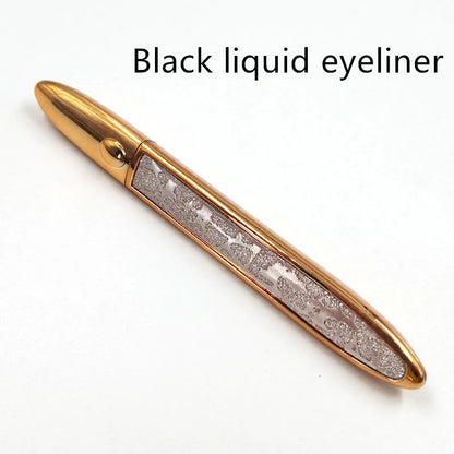 Multifunctional Self-Adhesive Eyeliner & Lashes Set with Black, Coffee, and Transparent Eyeliner Options and Full Diamond, Pearl, and Silver Lash Finishes