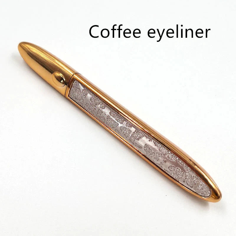 Multifunctional Self-Adhesive Eyeliner & Lashes Set with Black, Coffee, and Transparent Eyeliner Options and Full Diamond, Pearl, and Silver Lash Finishes