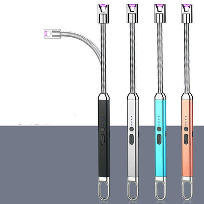 Rechargeable USB Windproof Lighter in multiple colors - compact, durable, and reliable flame source