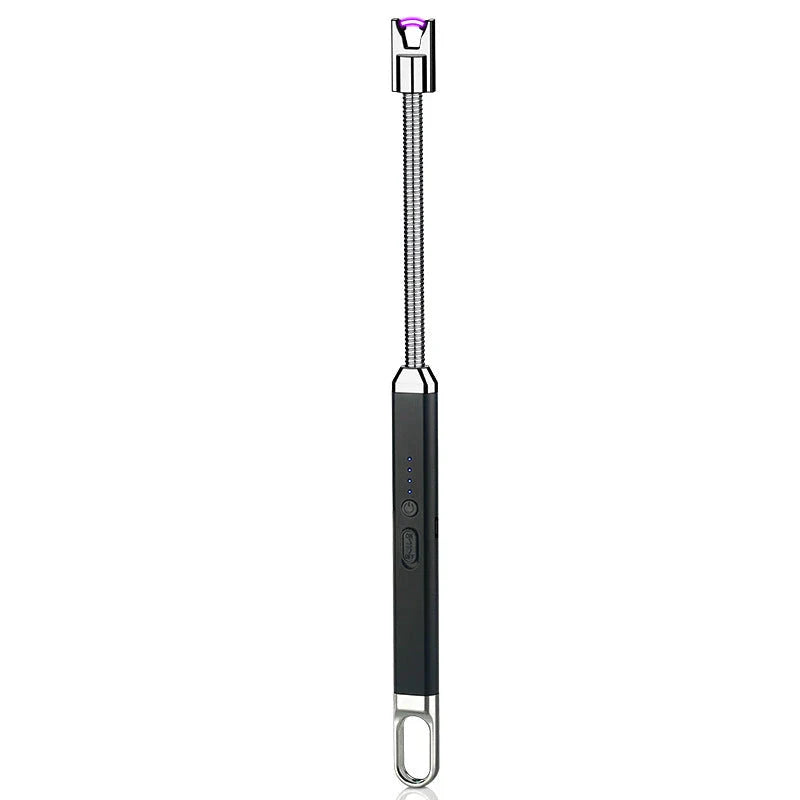 Rechargeable USB Windproof Lighter in multiple colors - compact, durable, and reliable flame source