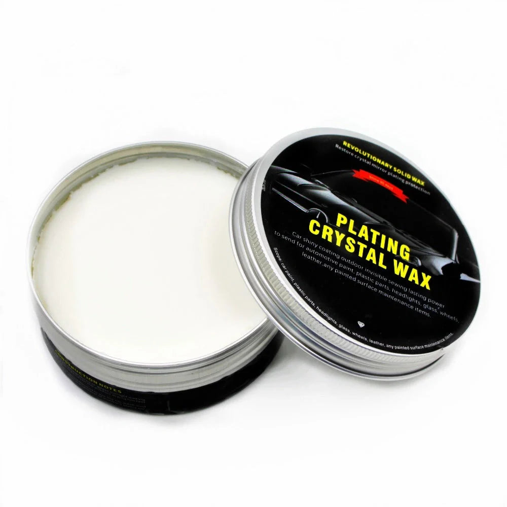 A high-quality car wax that provides a long-lasting, crystal-clear shine and protection for your vehicle's paint.