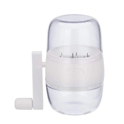 Multifunctional manual nut grinder with stainless steel blades for crushing nuts and spices