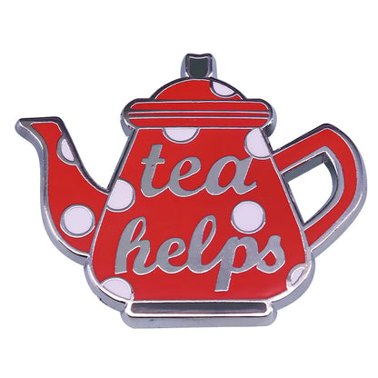 Copper brooch with 4cm diameter and three style variations in individual packaging