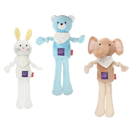 Milky Cute Barking Stick Series Sounding Plush Toy for Dogs in various animal designs