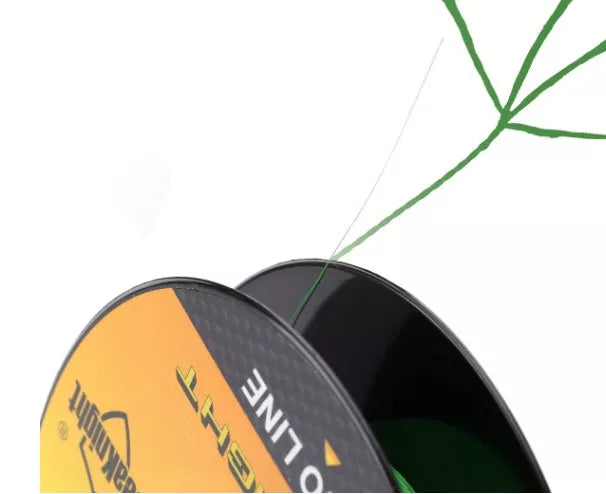 Dima Super-Strength Fishing Line with original silk braid and rubber coating