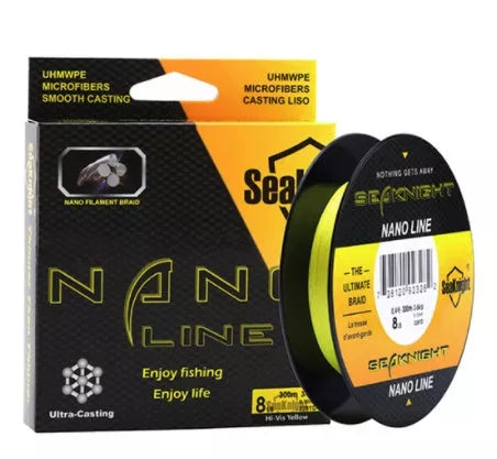 Dima Super-Strength Fishing Line with original silk braid and rubber coating
