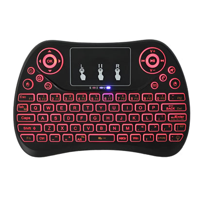Flying Squirrel mini wireless keyboard with colourful backlight and touch-sensitive surface