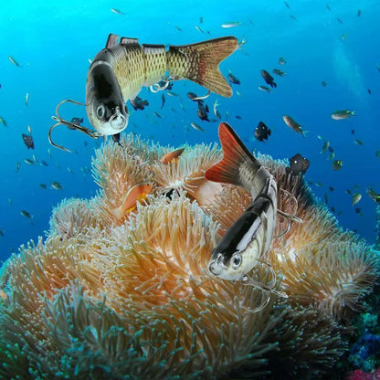 Bionic Bait Lure Set for sea fishing with 5 simulation baits and storage box