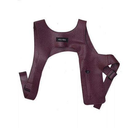 TrendyBrand PU Leather Tactical Vest in multiple colors