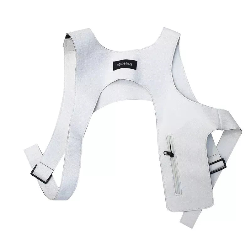 TrendyBrand PU Leather Tactical Vest in multiple colors