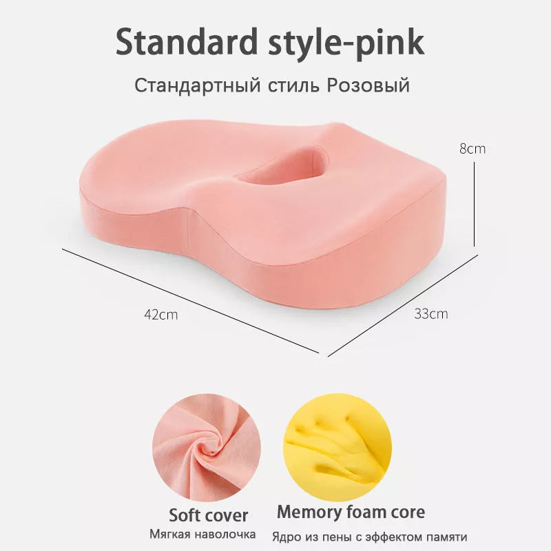 Car waist and back cushion with magnetic cloth upgrade in dark gray, light gray, and pink options