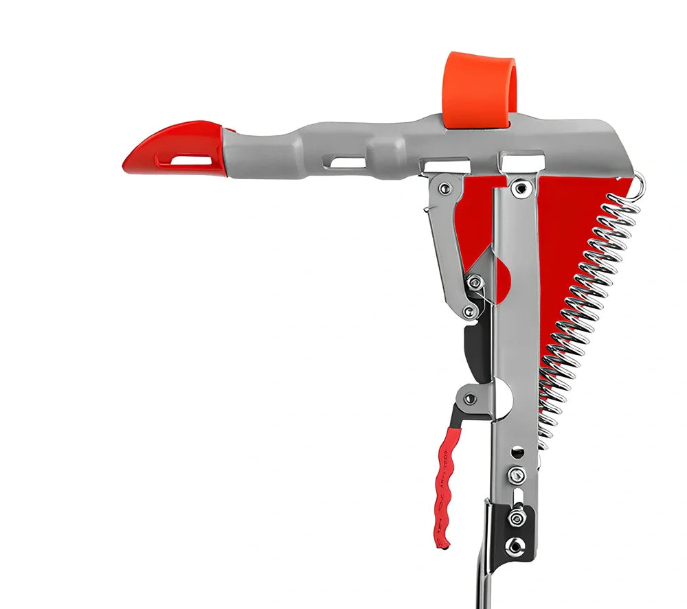 Adjustable cable ties in red and photo colour with large guide ring, lengths from 1.3M to 2.7M