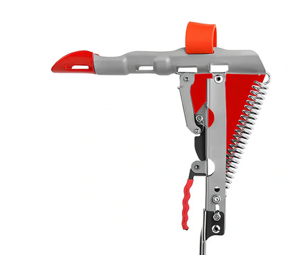 Adjustable cable ties in red and photo colour with large guide ring, lengths from 1.3M to 2.7M