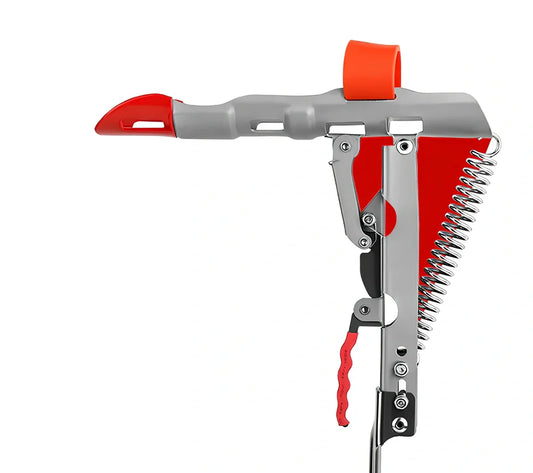 Adjustable cable ties in red and photo colour with large guide ring, lengths from 1.3M to 2.7M