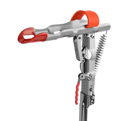 Adjustable cable ties in red and photo colour with large guide ring, lengths from 1.3M to 2.7M