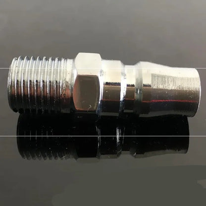 Metal pneumatic belt machine accessory kit with 330mm and 520mm rollers, blades, springs, and couplings on a workbench.