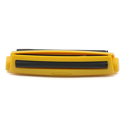 Manual plastic cigarette maker in six colours showing 110mm length for rolling shredded tobacco