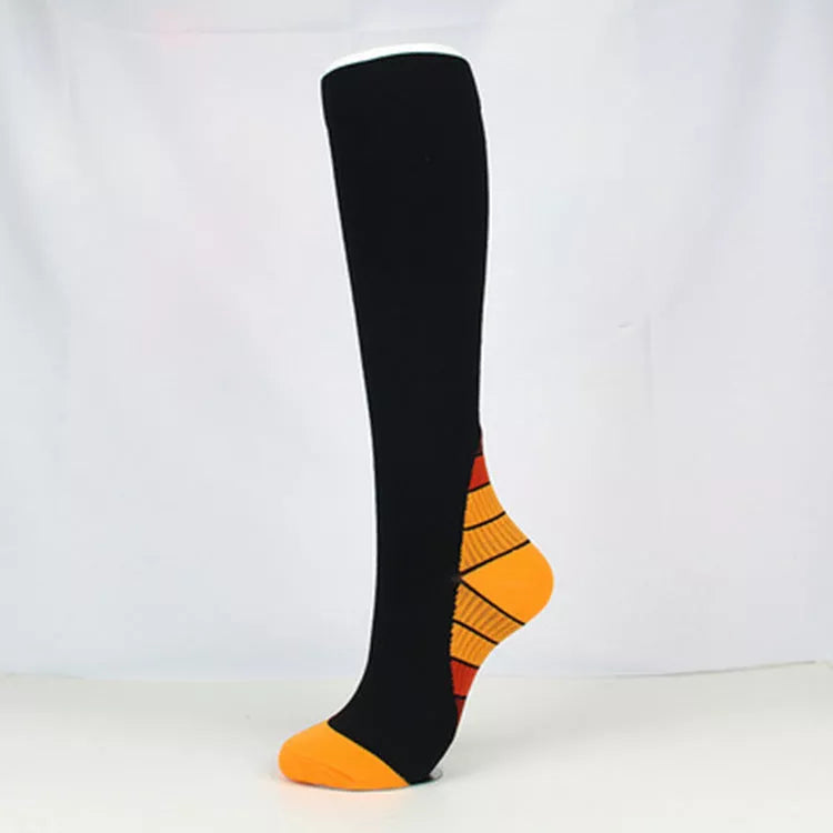 Camouflage gradient football socks with elastic support for sports activities