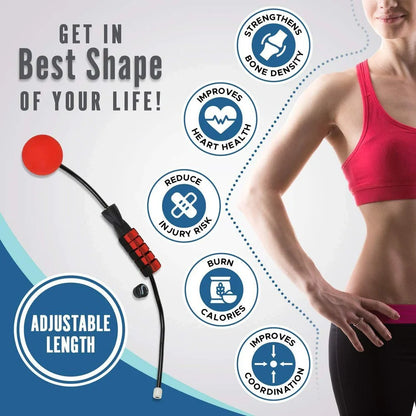 Creative Ropeless Adjustable Jump Rope with weighted EVA balls for effective workouts