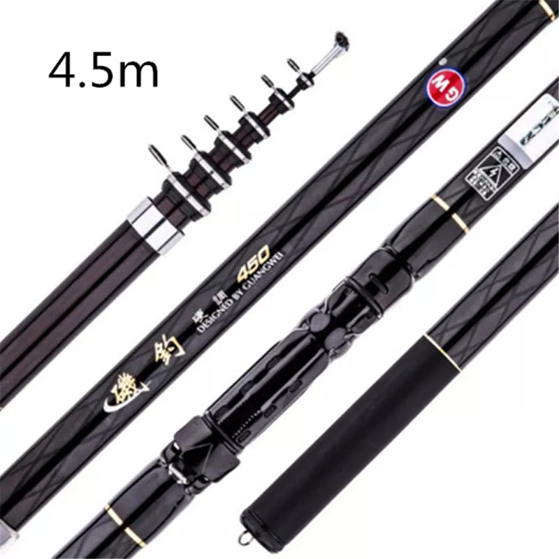 Two-purpose Short Section Rocky Fishing Rod for sea fishing with scalable length options