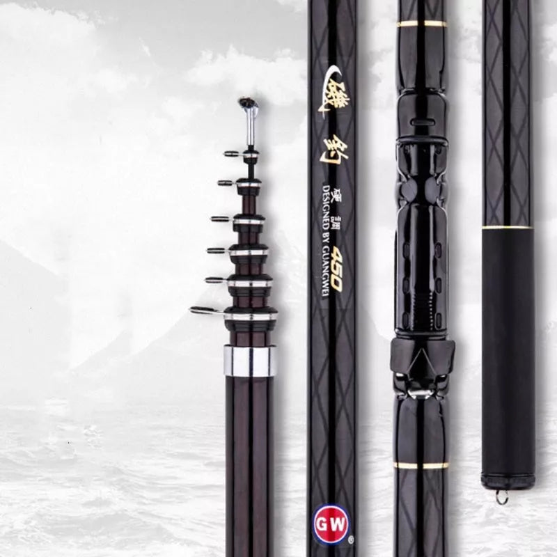 Two-purpose Short Section Rocky Fishing Rod for sea fishing with scalable length options