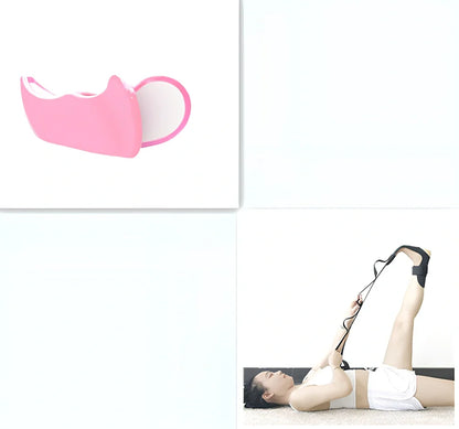 Steel-reinforced pelvic correction trainer in navy blue colour for hip line shaping and posture improvement