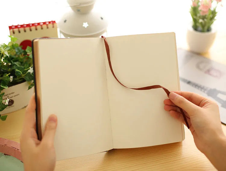 Jingu 25k Dream Super Thick Notebook Notepad with Imitation Leather Cover, 213x142x35mm Large Capacity Paper Notebook for Gift Giving, Awards, Anniversaries and Birthday Celebrations