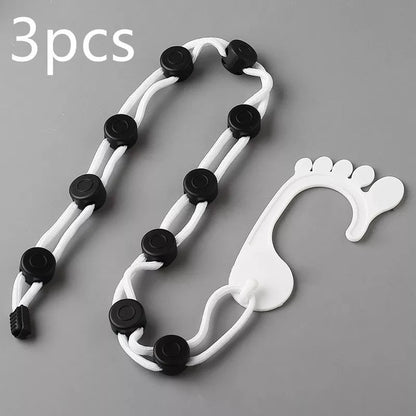 Multi-function sock hanger with washing basket net in optional colors