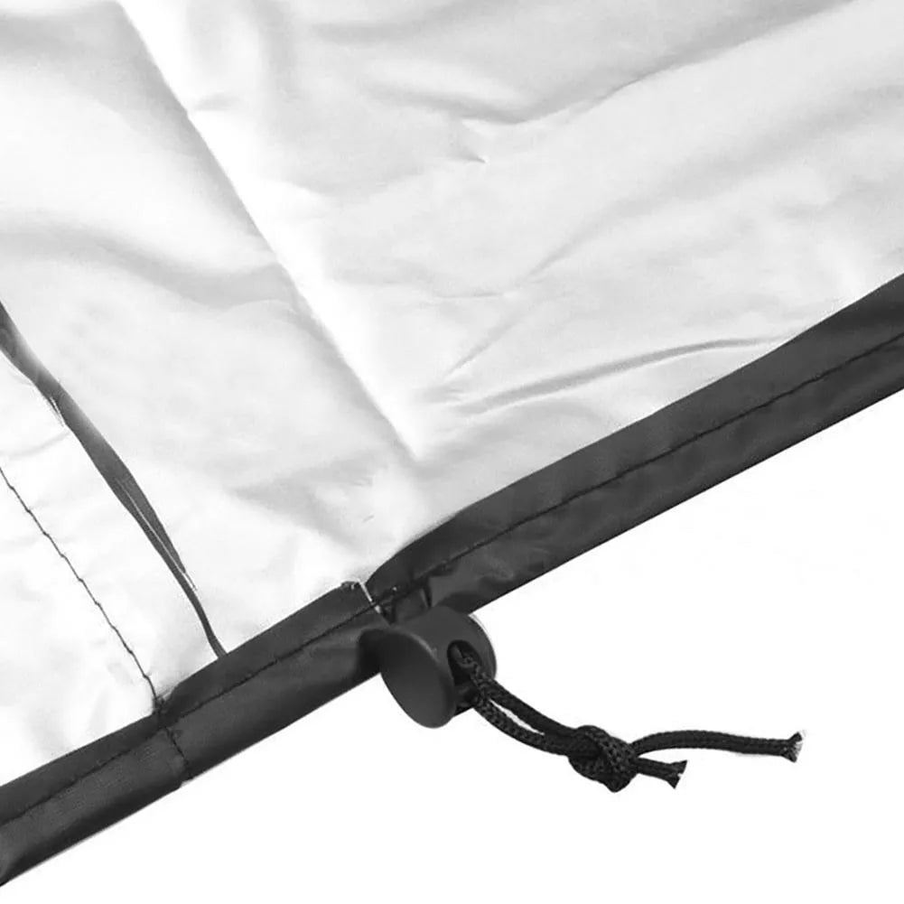 Outdoor patio heater cover with UV protection and waterproof features