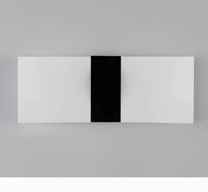 Black right-angle motion-sensing wall lamp with USB charging port and acrylic shade