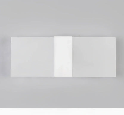 Black right-angle motion-sensing wall lamp with USB charging port and acrylic shade
