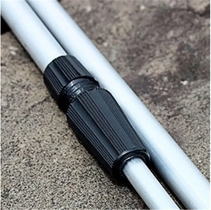 Aluminium alloy ground inserted fishing rod turret bracket with folding design and multi-directional rotation, Medium or Small
